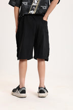 Glitch Black Short
