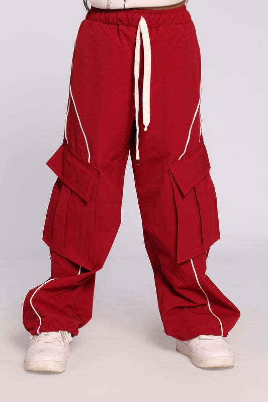 Volt Cargo-Maroon Pant - Adult