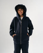 Core Heavy Fleece Full-Zip Hoodie - Navy