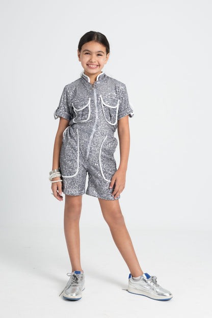 Silver Jumpsuit