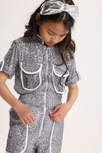 Silver Jumpsuit