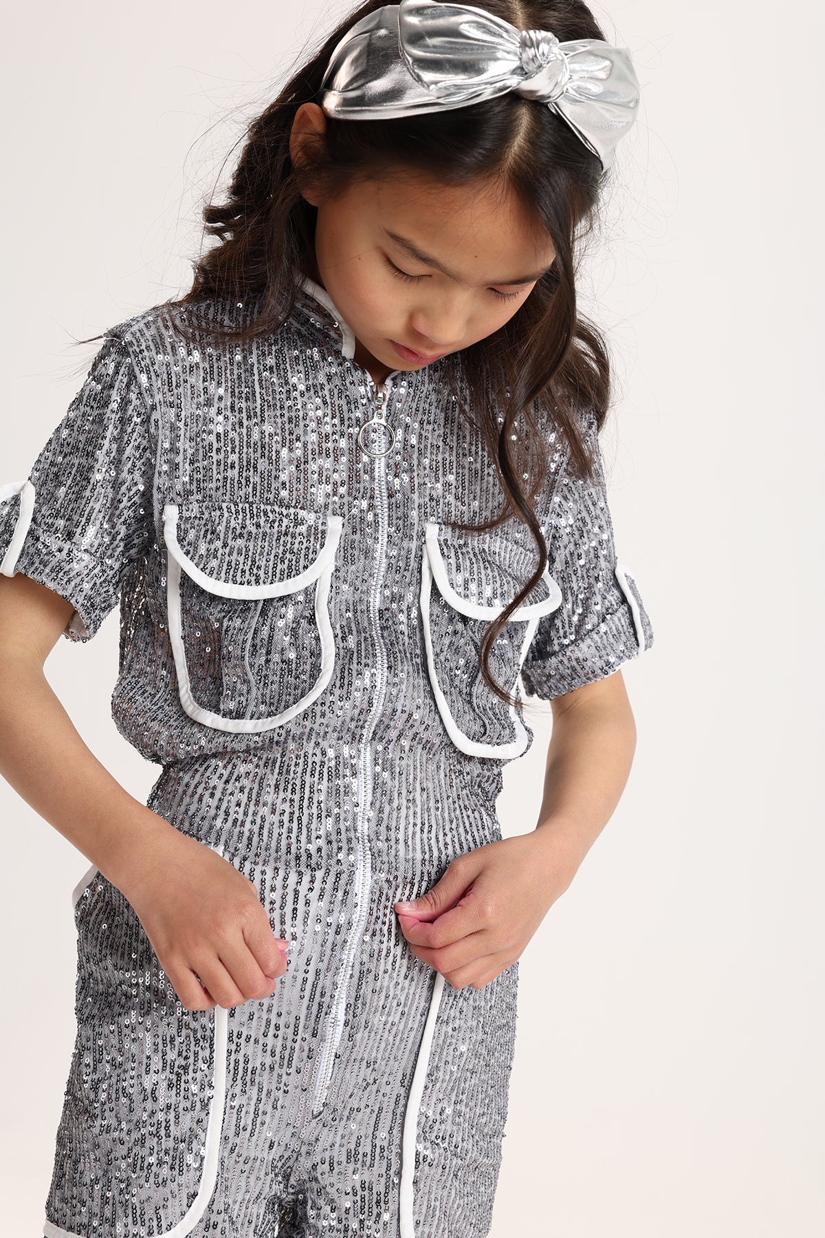Silver Jumpsuit