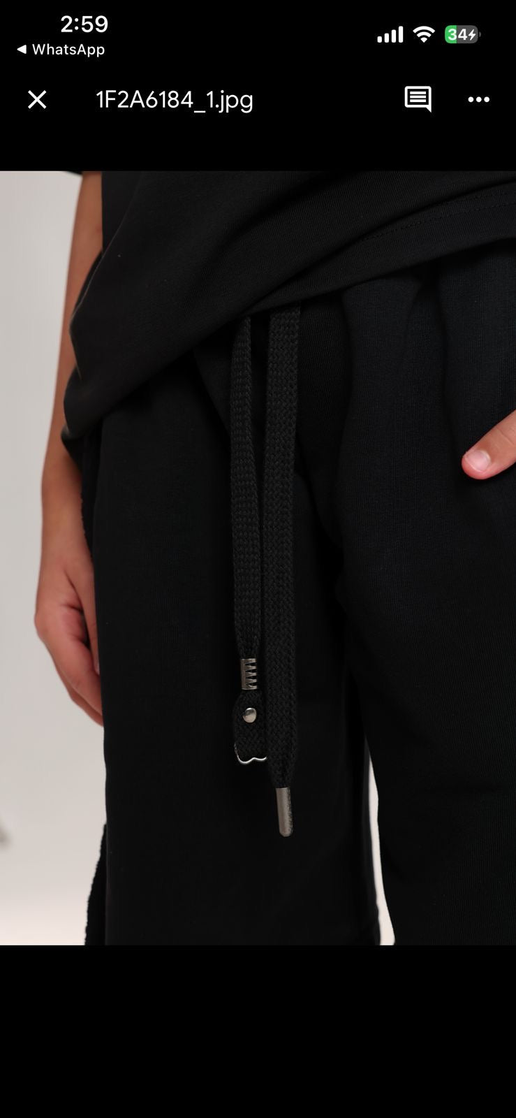 Glitch Black Short