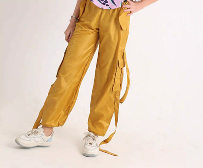 Mustard Parachute Pants