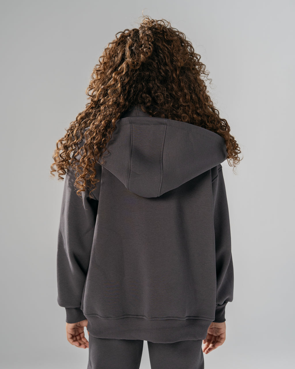 Core Heavy Fleece Full-Zip Hoodie -Grey