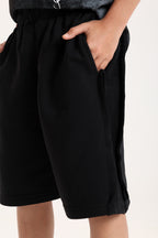 Glitch Black Short