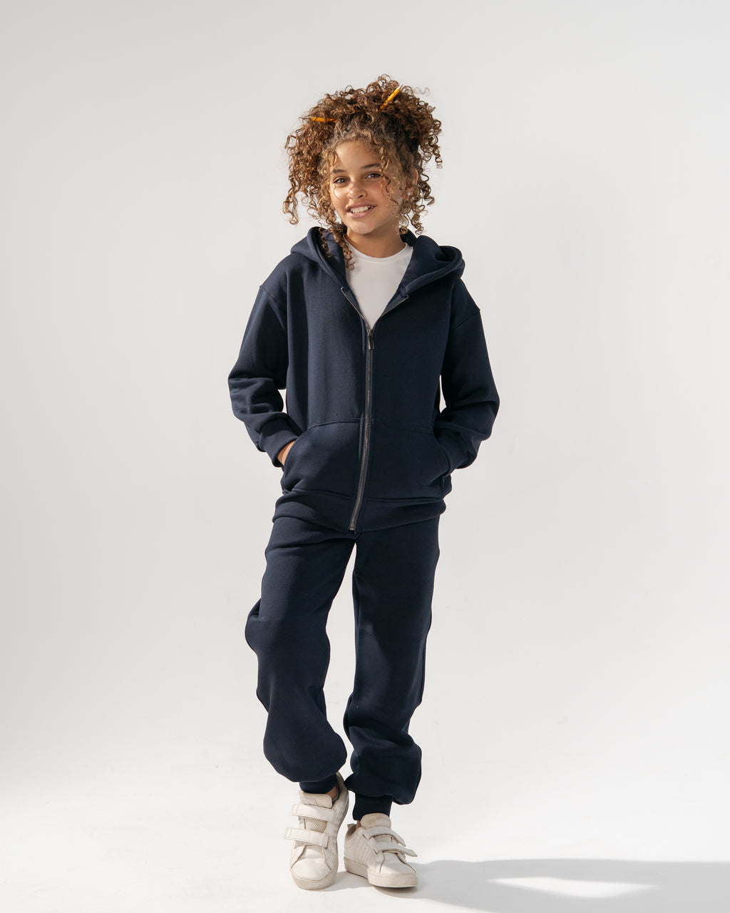 Core Heavy Fleece Full-Zip Hoodie - Navy