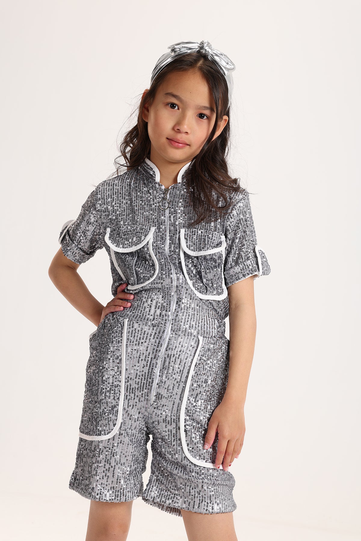 Silver Jumpsuit