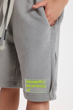 Glitch Grey Short