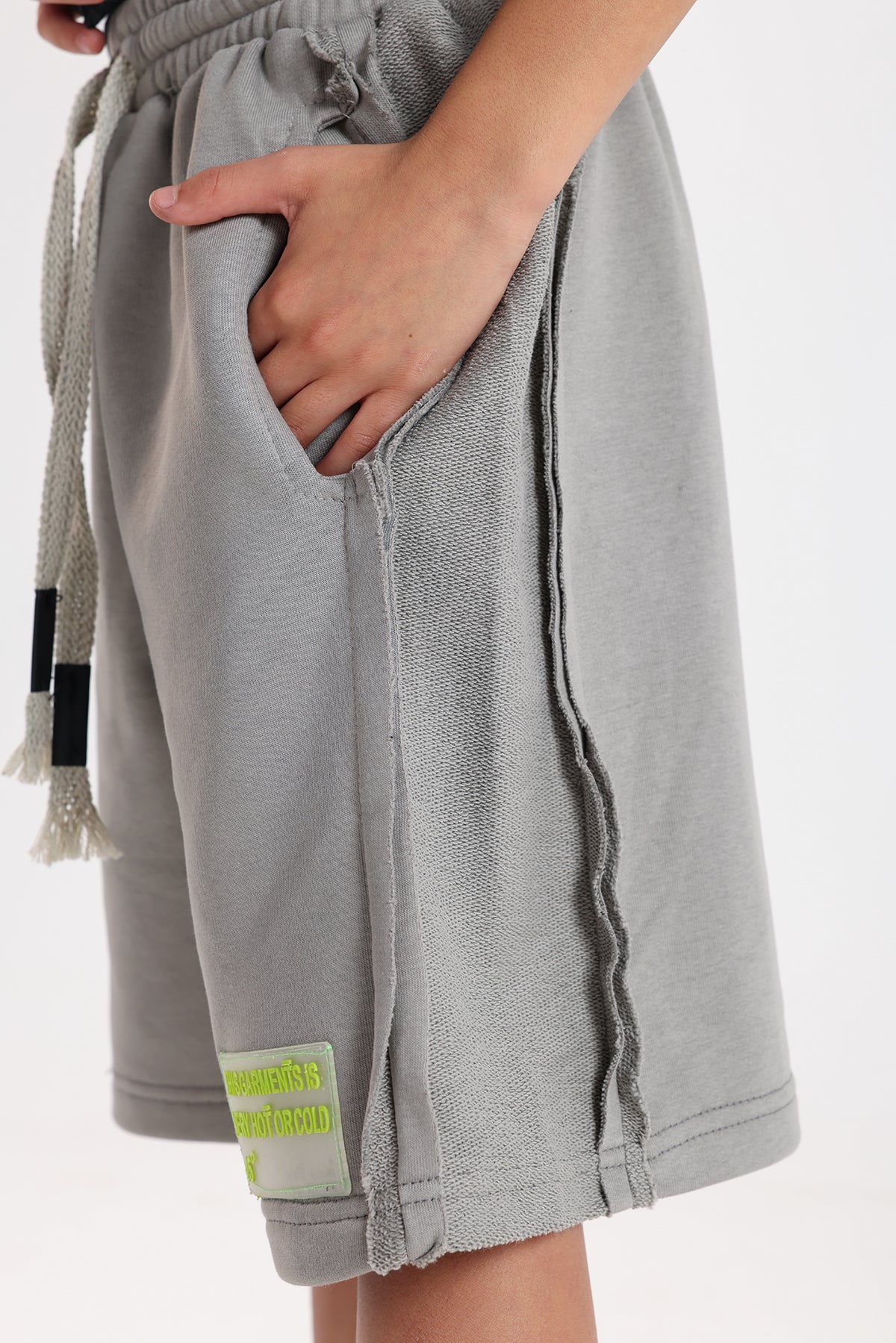 Glitch Grey Short