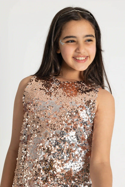 Silver Pink Dress