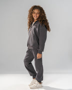 Core Heavy Fleece Full-Zip Hoodie -Grey