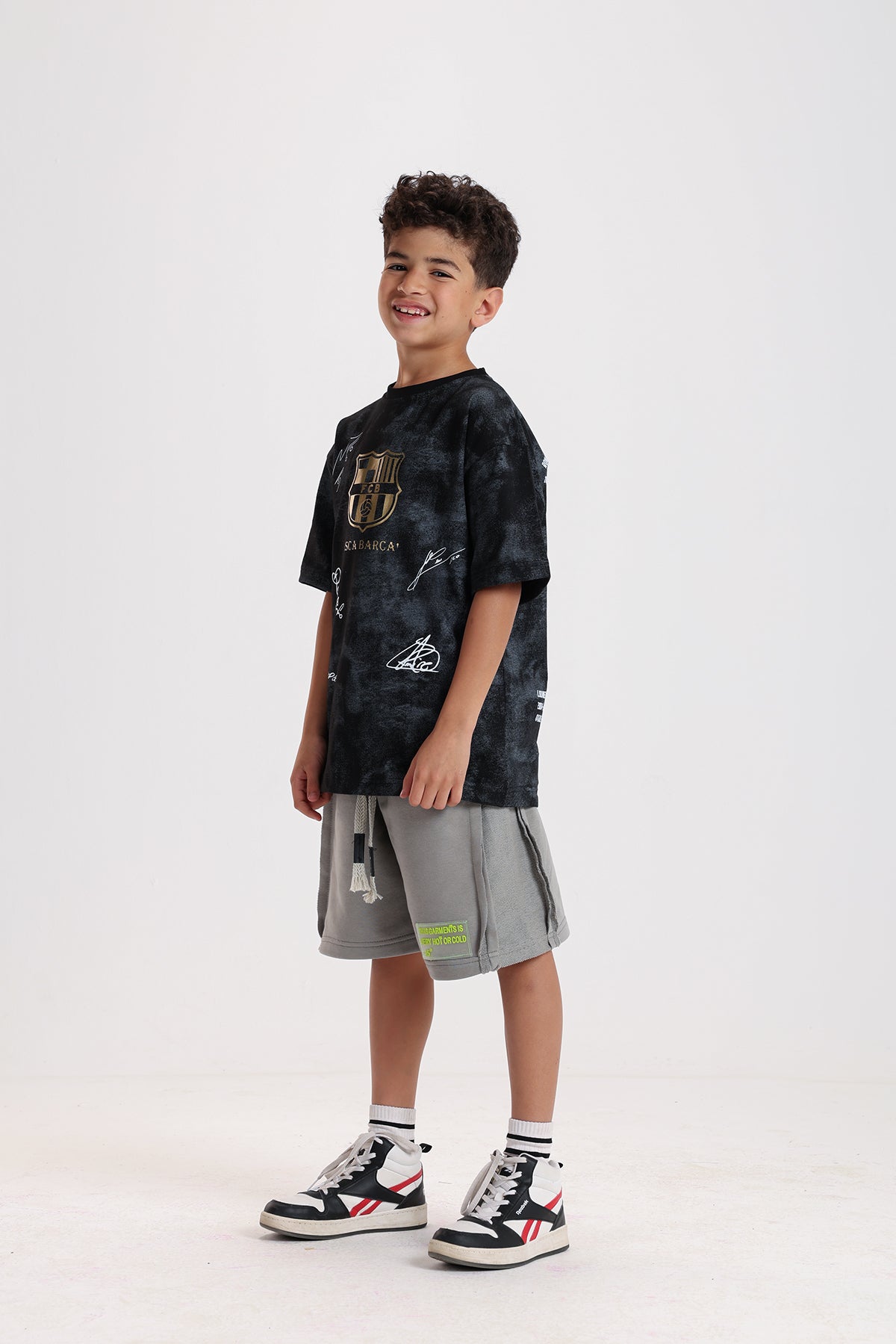 Glitch Grey Short