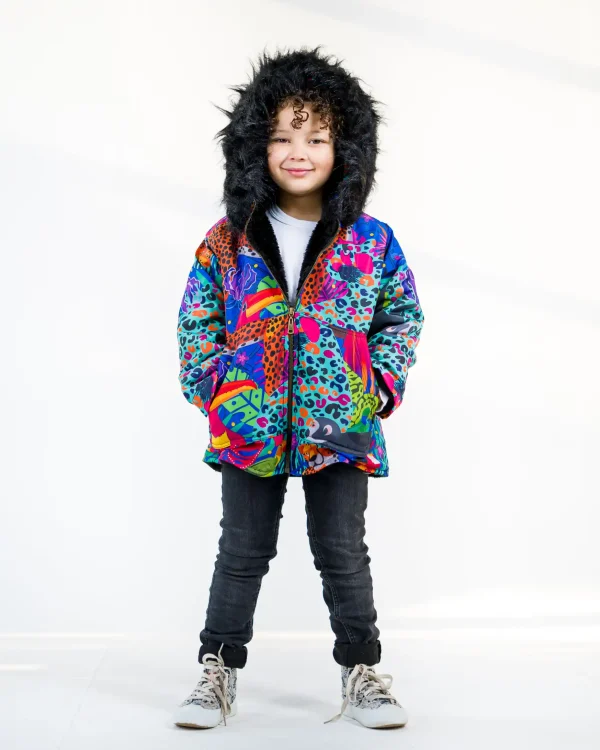 Tropical Animal Jacket  For Boys
