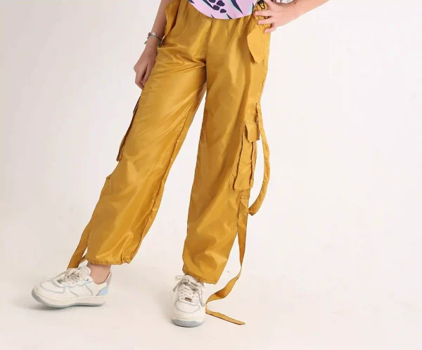 Mustard Parachute Pants