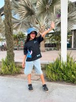 Stitch T-Shirt-Black - Image 2